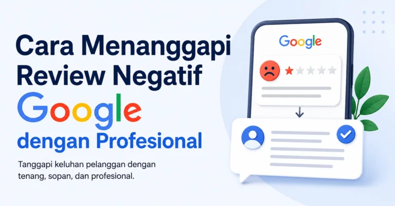 Cara menanggapi review negatif Google dengan profesional